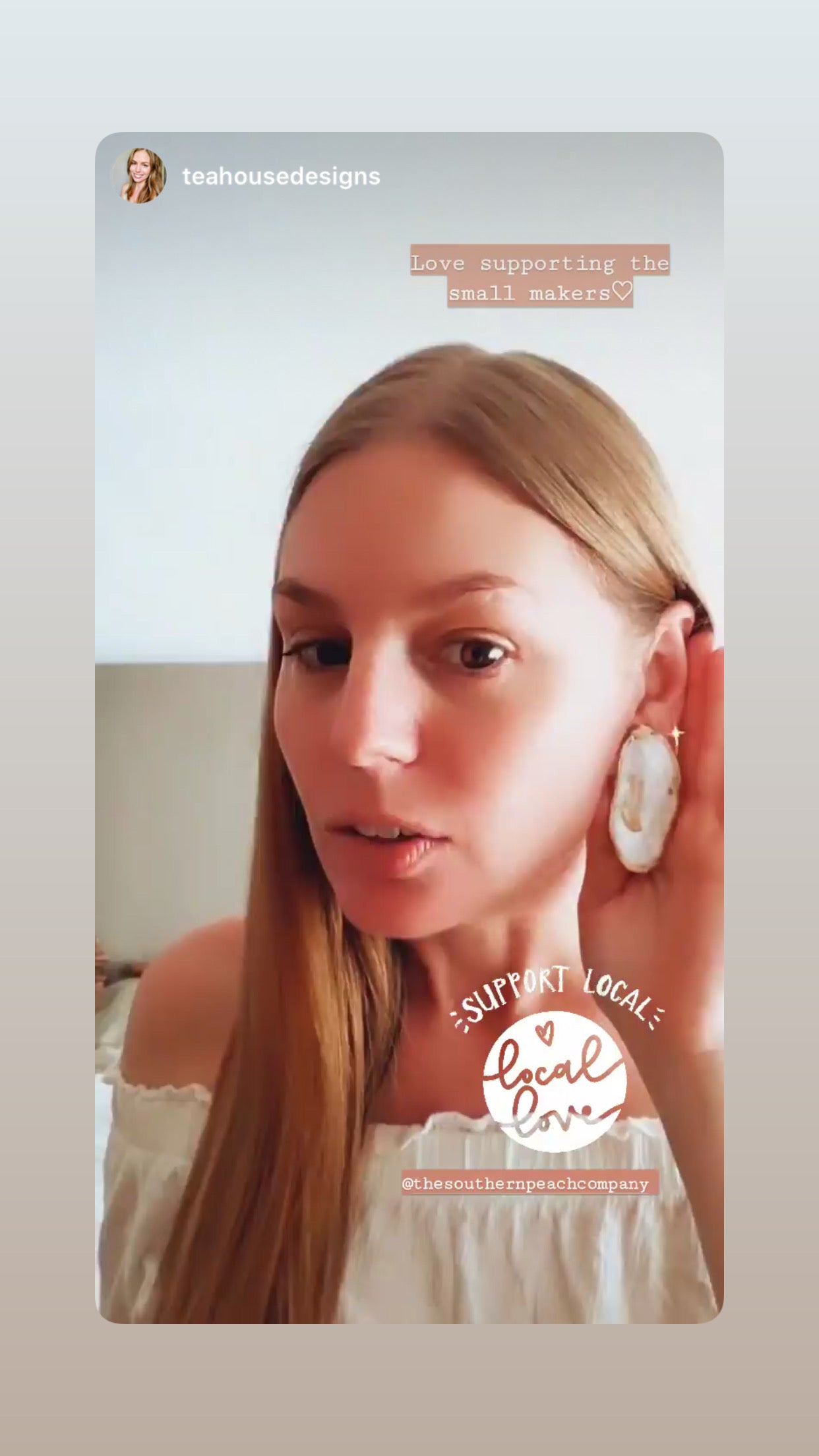 TSPC Oyster Shell Earrings