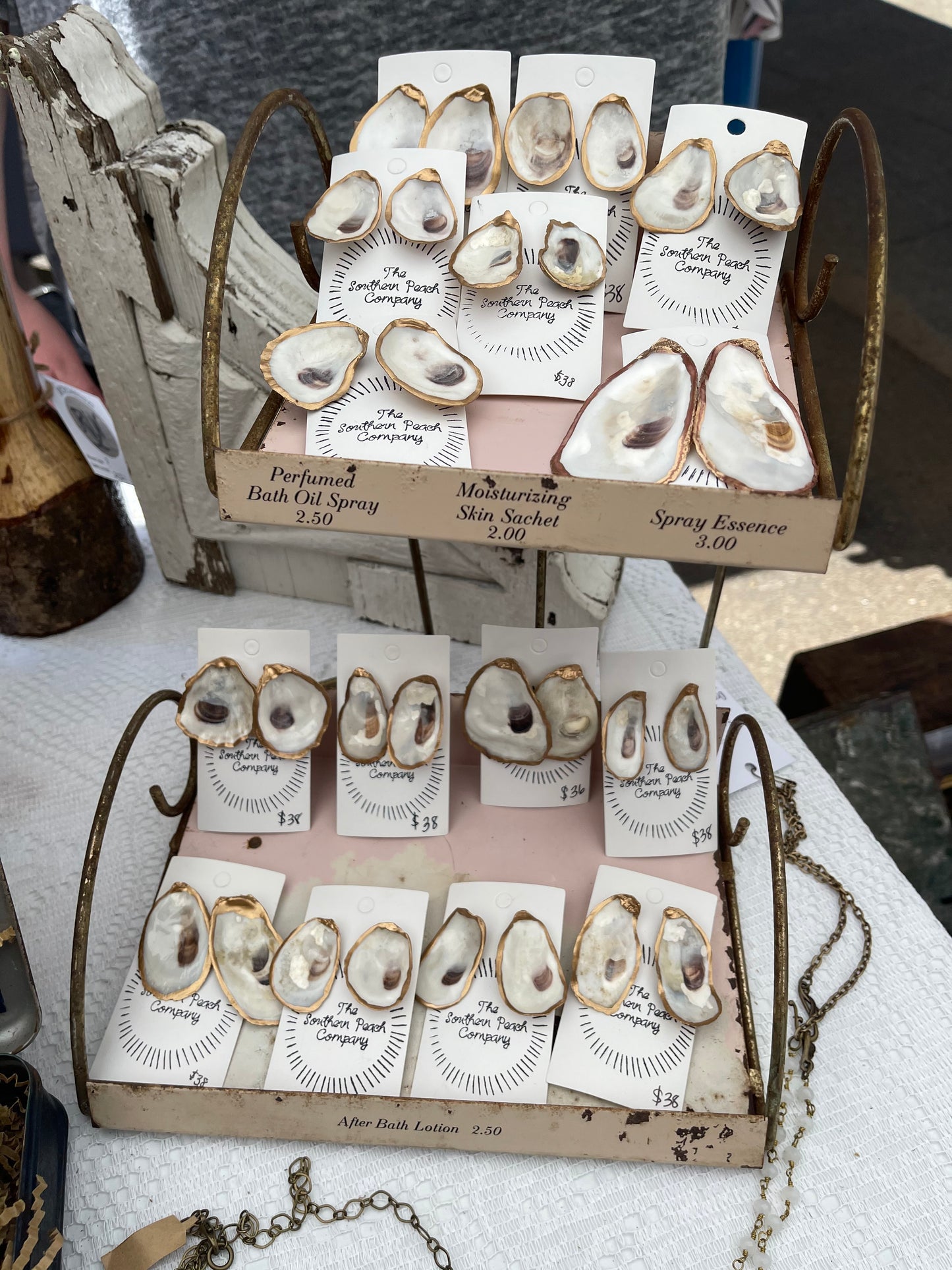 TSPC Oyster Shell Earrings