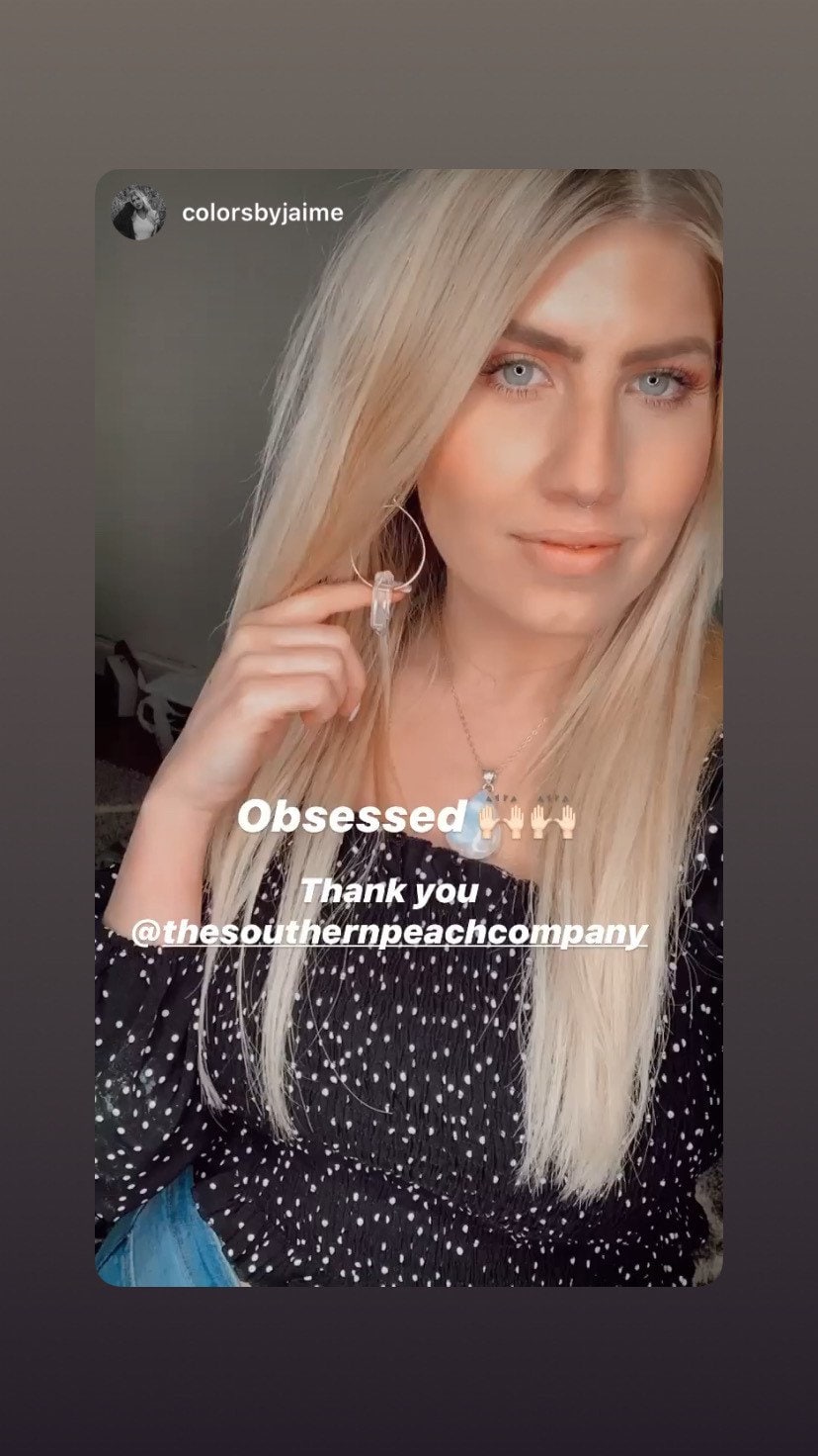 Ice queen hoop crystals