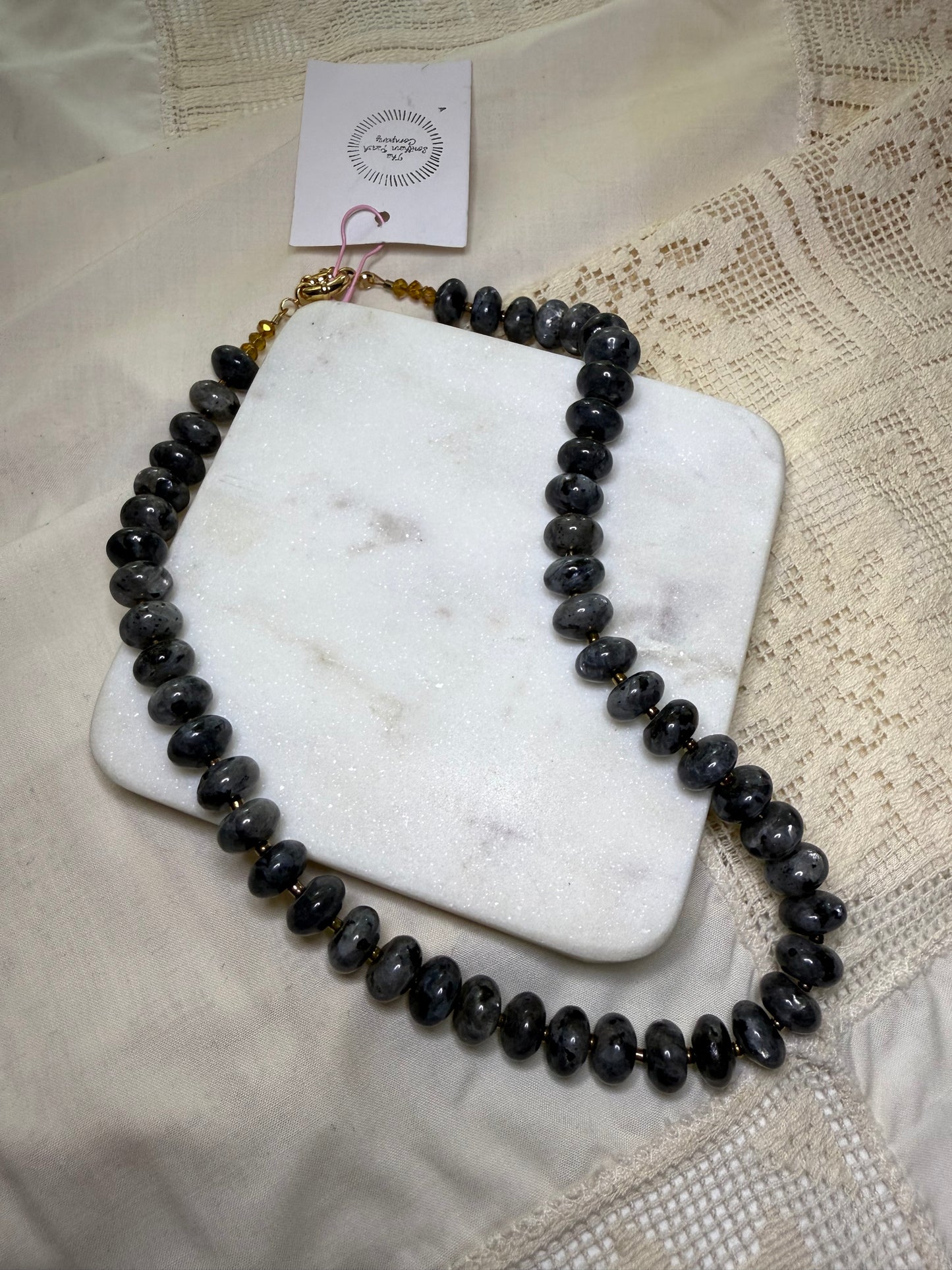 Ryle Labradorite Collar Necklace